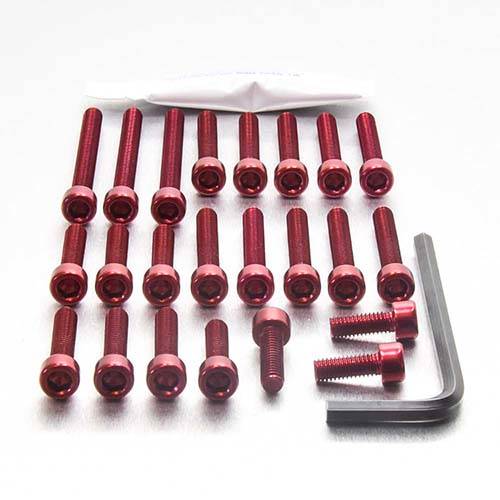 Aluminium Engine Side Casings Kit - Bolt kits - Aluminum - PRO-BOLT