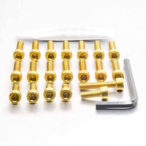 Aluminium Engine Side Casings Kit - Bolt kits - Aluminum - PRO-BOLT