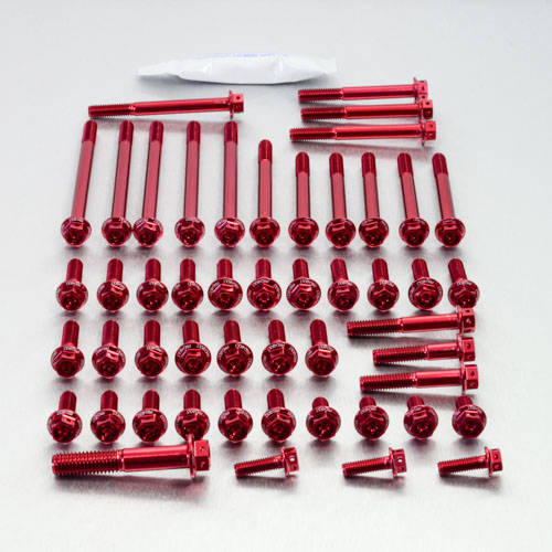 Aluminium Engine Side Casings Kit - Race-Spec - Bolt kits - Aluminum - PRO-BOLT