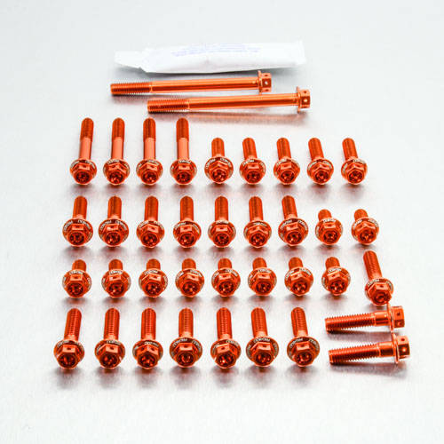 Aluminium Engine Side Casings Kit - Race-Spec - Bolt kits - Aluminum - PRO-BOLT