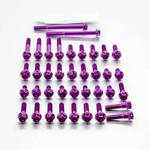 Aluminium Engine Side Casings Kit - Race-Spec - Bolt kits - Aluminum - PRO-BOLT