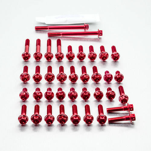 Aluminium Engine Side Casings Kit - Race-Spec - Bolt kits - Aluminum - PRO-BOLT