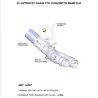Catalytic converter manifold - UnderBody - Exhaust - Catalyst - LEOVINCE